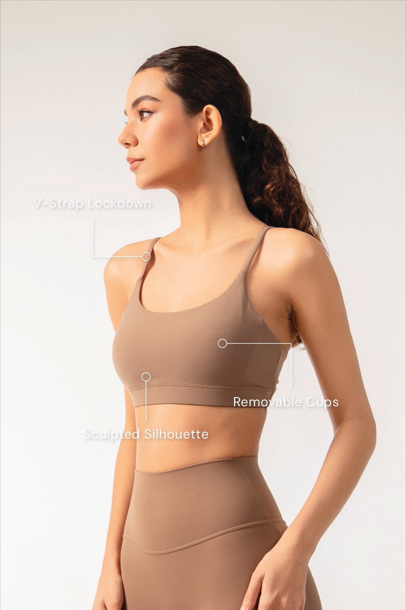 AURA Action Bra - Taupe