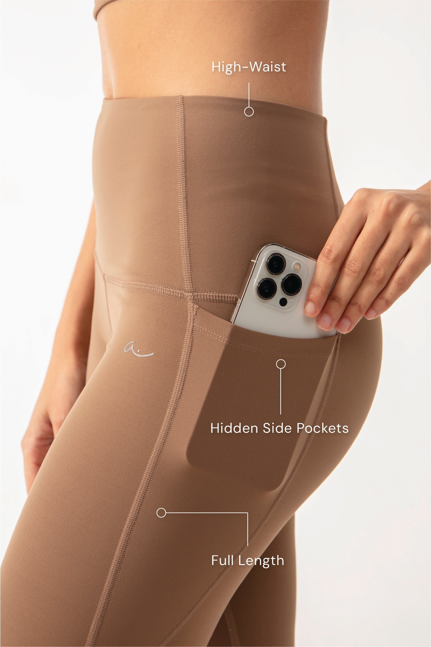 SOL Leggings - Taupe